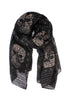 Sugar Skull Oblong Scarf