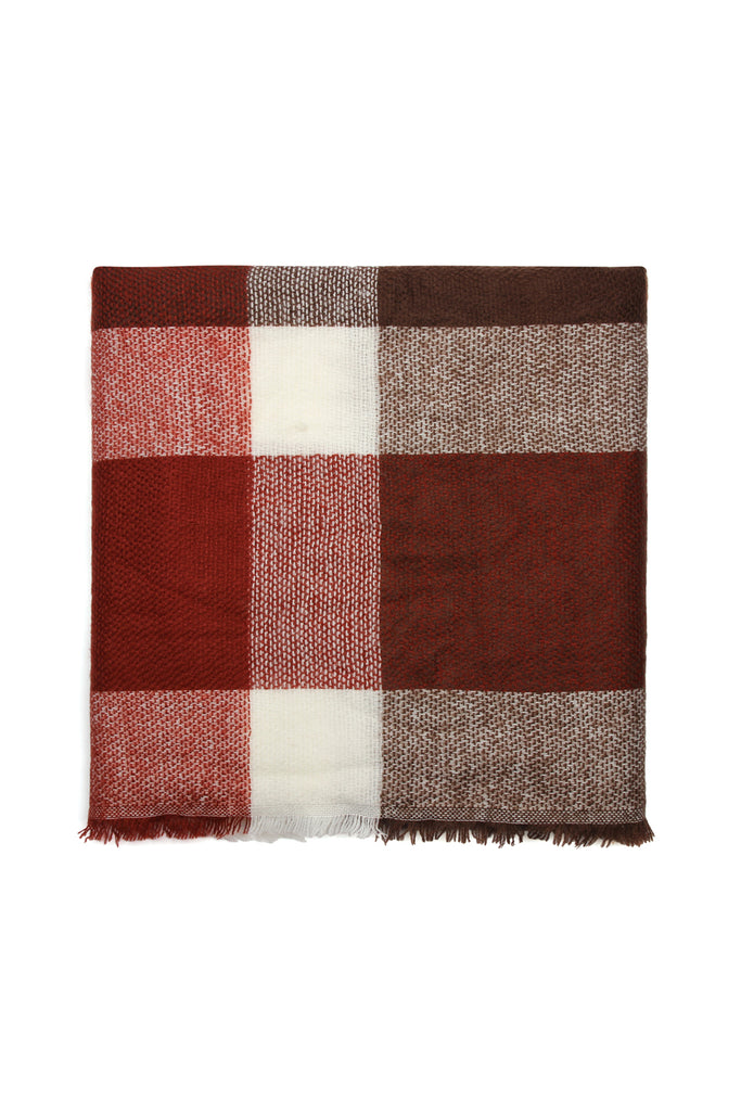 HDF2217 - BLANKET FRINGED SCARF