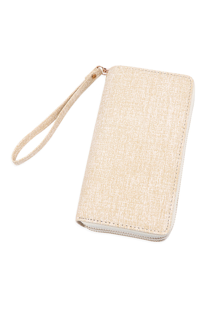 DOUBLE ZIPPER FASHION WALLET