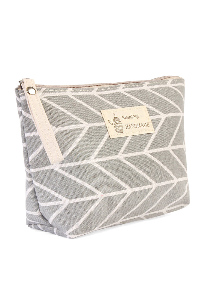 HDG1586-10 - CHEVRON COSMETIC BAG