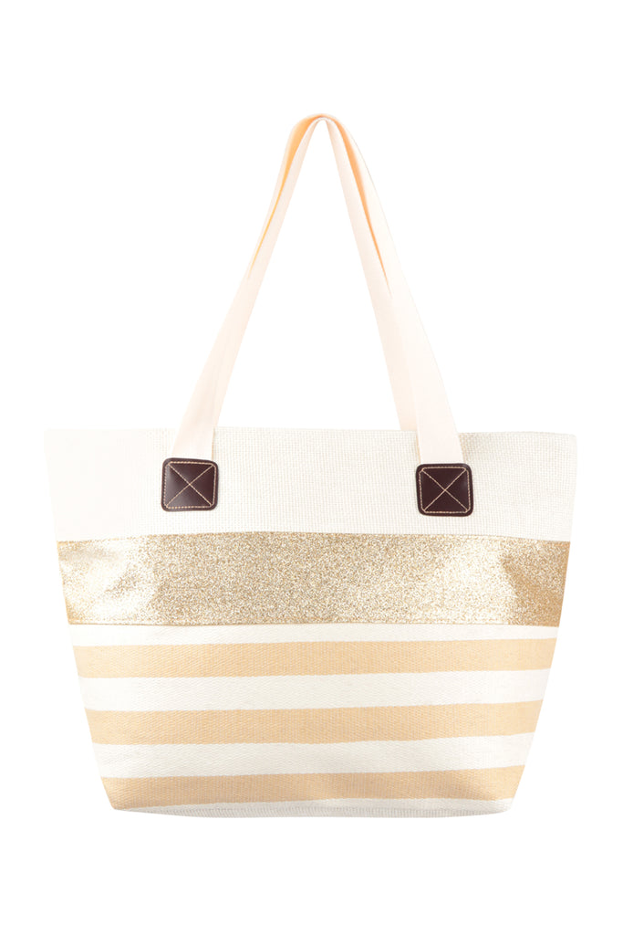 STRIPE WOMEN FASHION TOTE BAG