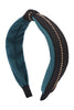 KNOT WITH CHAIN ACCENT HEADBAND