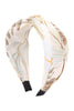 KNOT PRINTED CLOTH HEADBAND