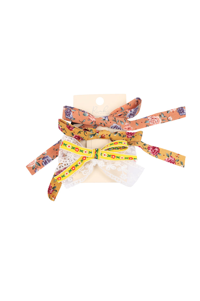 FLORAL RIBBON HEADBAND