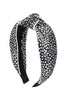 ANIMAL PRINT KNOTTED HEADBAND