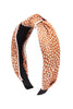 ANIMAL PRINT KNOTTED HEADBAND