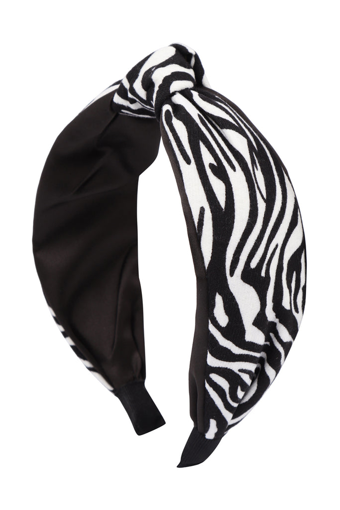 ZEBRA PRINT HAIR CLASP