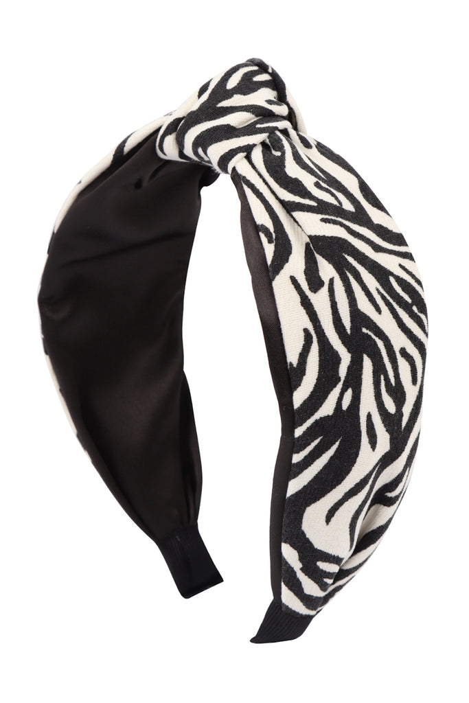 ZEBRA PRINT HAIR CLASP