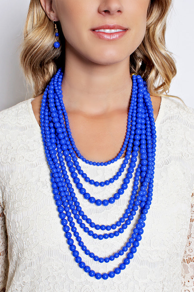 HDN1365 - STRAND BUBBLE NECKLACE SET