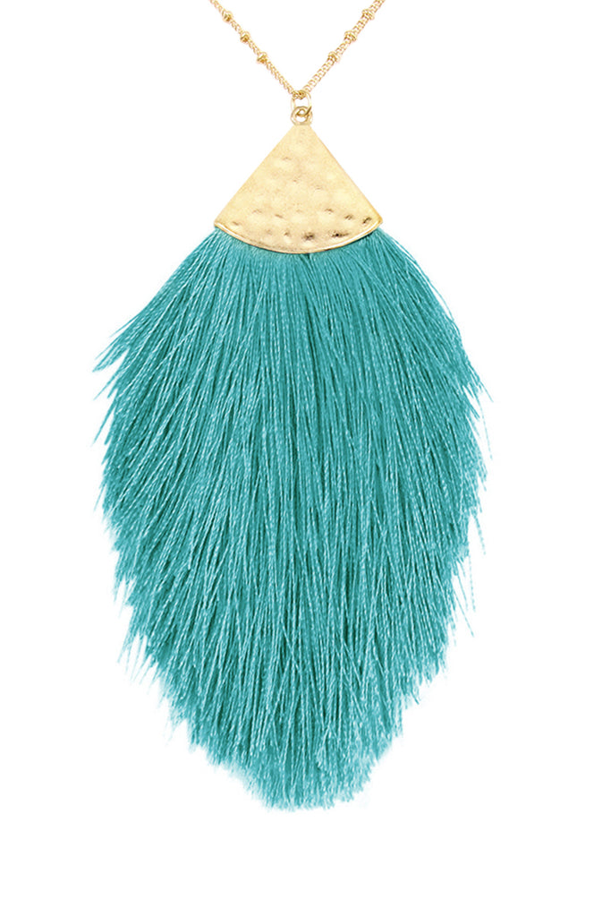 TASSEL PENDANT NECKLACE