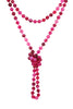 NATURAL STONE HAND KNOTTED LONG NECKLACE
