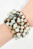 NATURAL STONE HAND KNOTTED LONG NECKLACE