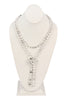 NATURAL STONE HAND KNOTTED LONG NECKLACE