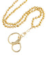 GLASS BEADS LANYARD NECKLACE