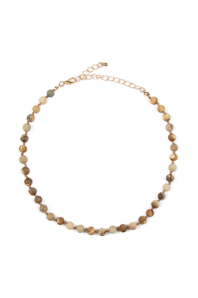 6mm Natural Stone Necklace