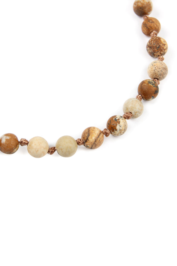 6mm Natural Stone Necklace