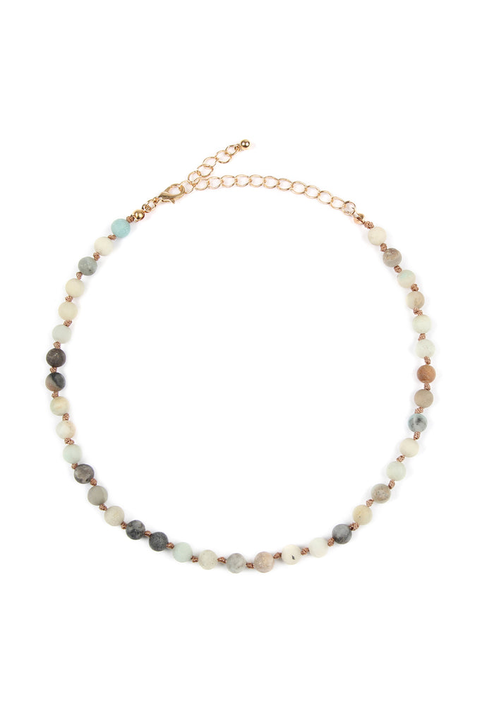 6mm Natural Stone Necklace