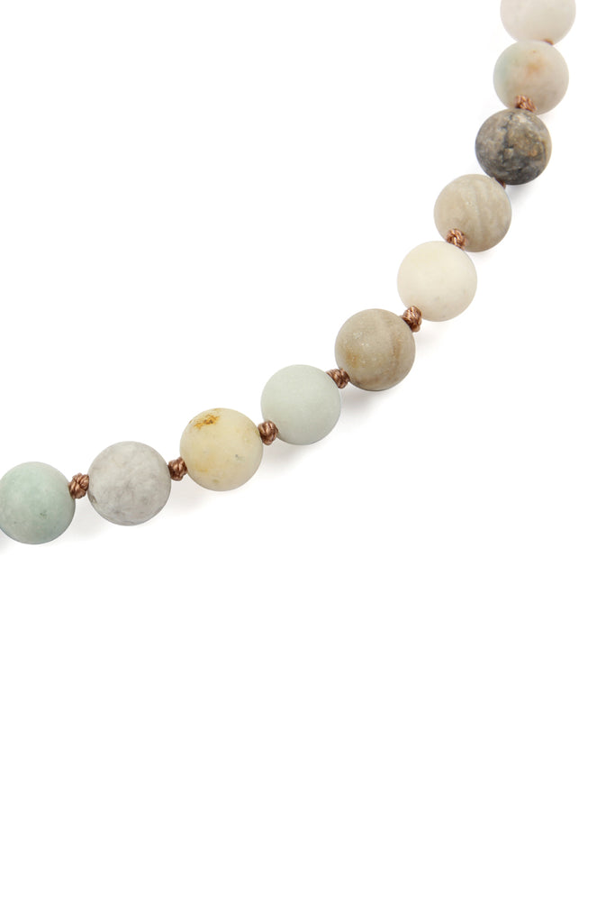 8mm Natural Stone Necklace