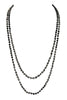 6MM TWO LINE MIXED BEADS NECKLACE