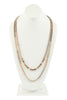 6MM TWO LINE MIXED BEADS NECKLACE