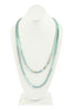 6MM TWO LINE MIXED BEADS NECKLACE
