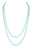 6MM TWO LINE MIXED BEADS NECKLACE