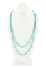 6MM TWO LINE MIXED BEADS NECKLACE