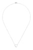 Heart Crystal Pave Necklace