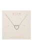 Heart Crystal Pave Necklace