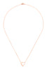 Heart Crystal Pave Necklace