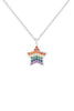 STAR ZIRCONIA PENDANT NECKLACE