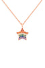 STAR ZIRCONIA PENDANT NECKLACE