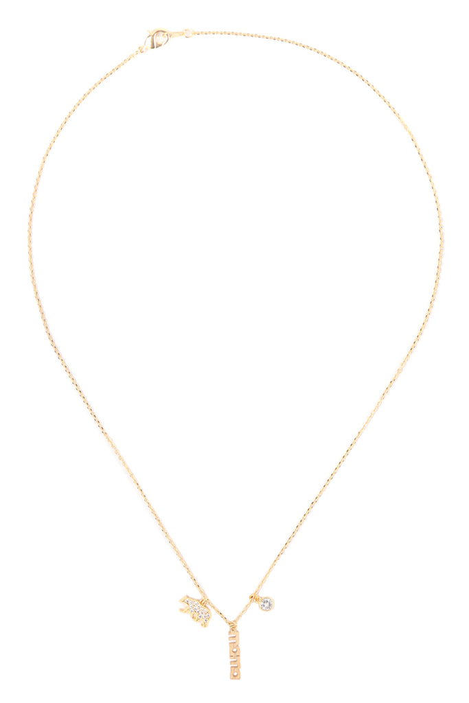 MAMA BEAR ZIRCONIA NECKLACE
