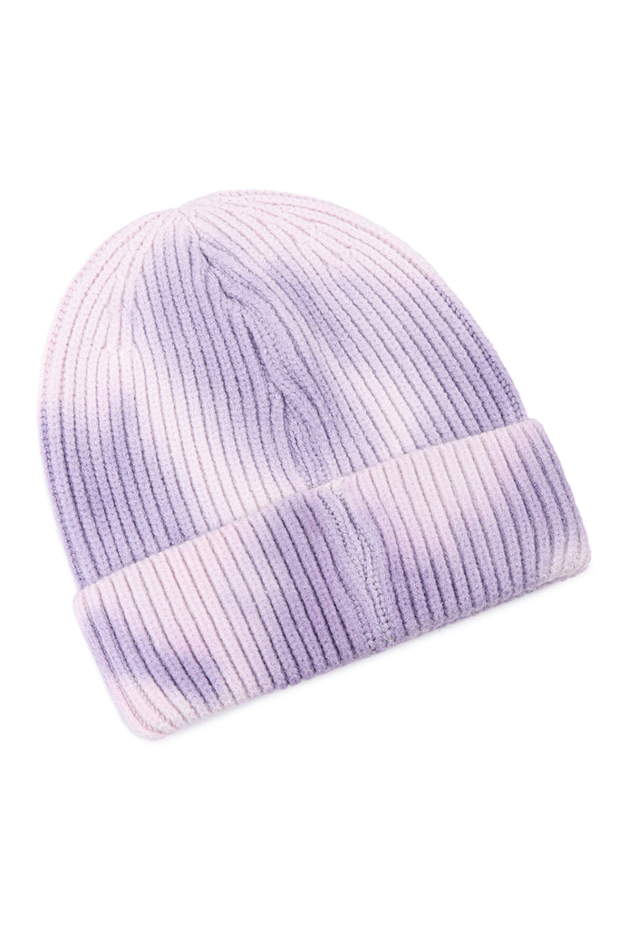 TIE DYE KNITTED BEANIE