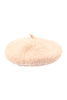 FUZZY FLEECE BERET HAT