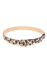 DOUBLE ROUND BUCKLE WOMEN BELT