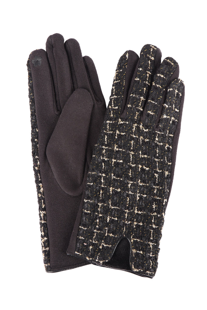 PLAID SMART TOUCH GLOVES