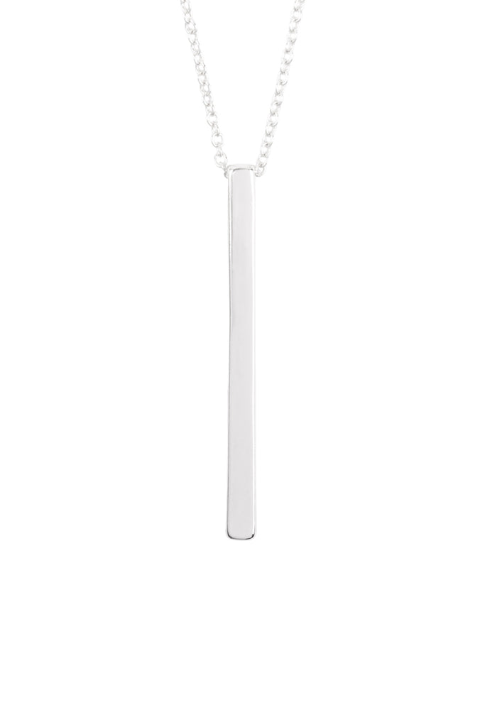 VERTICAL BAR PENDANT LONG NECKLACE