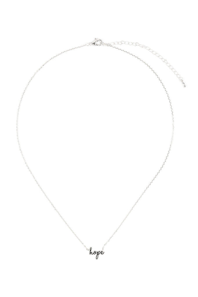 INB433 - "HOPE" SCRIPT NECKLACE