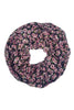 Rose Print Infinity Scarf