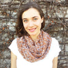 Rose Print Infinity Scarf