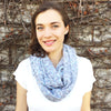 Rose Print Infinity Scarf