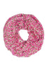 Rose Print Infinity Scarf