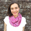 Rose Print Infinity Scarf