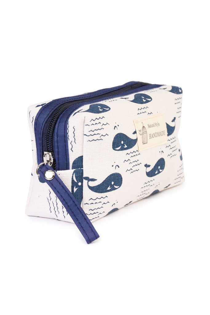 WHALES COSMETIC POUCH