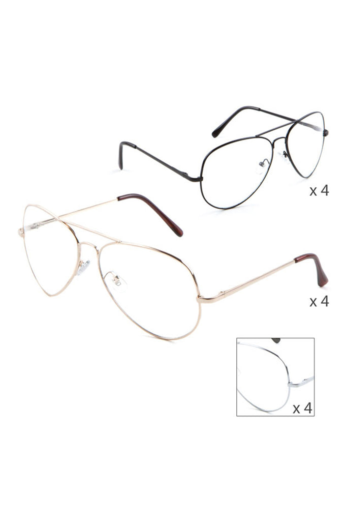 ASSORTED CLASSIC AVIATION EYEGLASSES