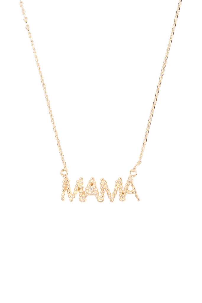 BALL TEXTURE "MAMA" NECKLACE