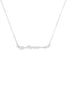 ARROW LETTER FOREVER PENDANT NECKLACE