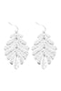 ME4297 - FISH HOOK CAST METAL EARRINGS