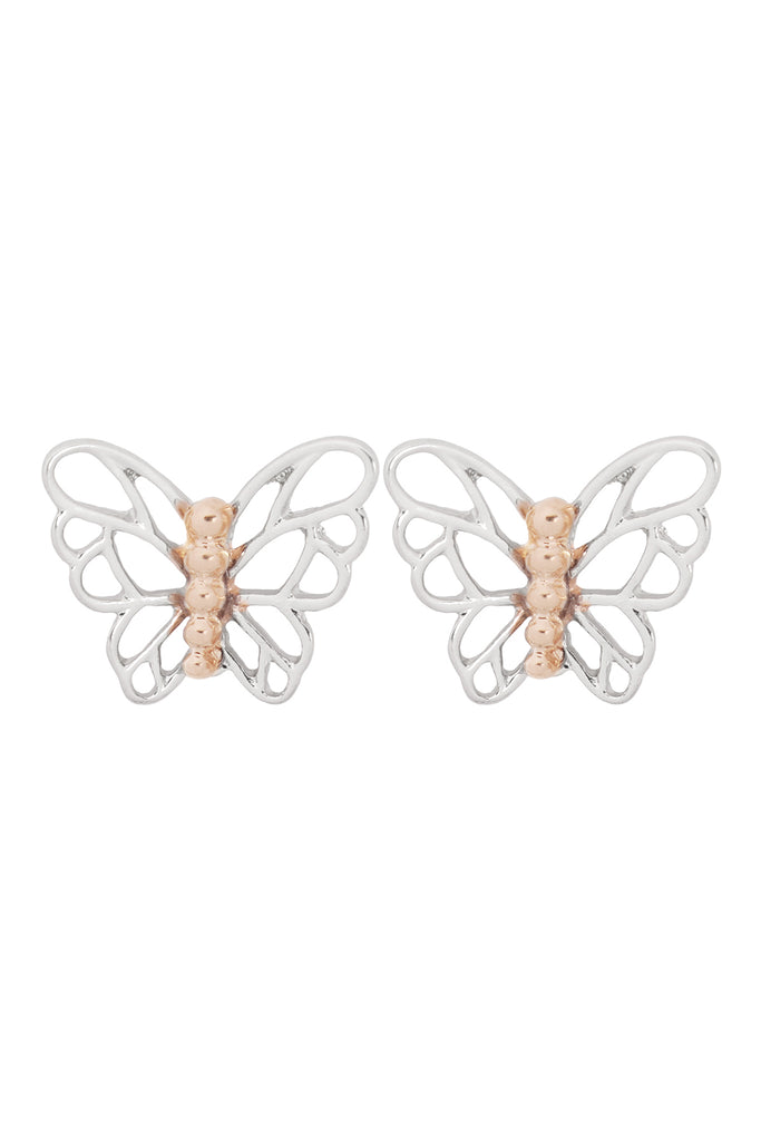 ME4790 - BUTTERFLY CAST STUD EARRINGS